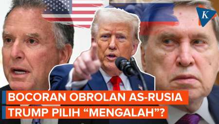 Bocor Obrolan Utusan Trump Dan Pejabat Rusia, AS "Ngalah" Pada Moskwa?