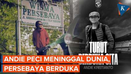 Tokoh Bonek Andie Peci Meninggal Dunia, Persebaya Berduka