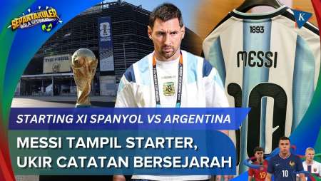 Daftar Susunan Pemain Spanyol Vs Argentina Final Piala Dunia 2026, Messi Ukir Sejarah
