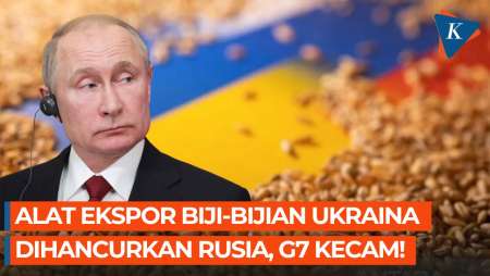 Rusia Dikecam Usai Hancurkan Infrastruktur Ekspor Biji-bijian Ukraina