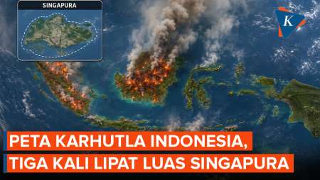 Kebakaran Hutan Indonesia Lebih Dari 190.000 Hektare, Tiga Kali Luas Singapura