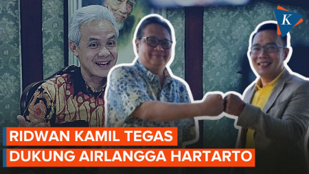 Masuk Bursa Cawapres Ganjar, Ridwan Kamil Tegas Dukung Airlangga