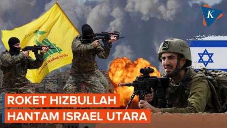 Tembakkan Roket, Hizbullah Bombardir Israel Utara 