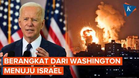 Detik-detik Joe Biden Berangkat dari Washington ke Israel