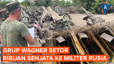 Grup Wagner Serahkan Ribuan Senjata ke Militer Rusia, Mau Dibawa ke Mana?