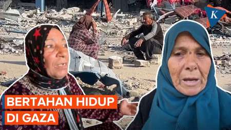 Bertahan Hidup di Gaza: Tidur di antara Puing, Minim Makanan dan Minuman