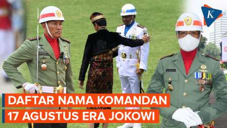 Daftar Nama Komandan Upacara 17 Agustus Selama Era Jokowi