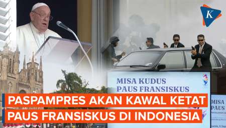 Paspampres Akan Kawal Paus Fransiskus Selama di Indonesia