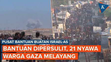 Israel Bunuh 21 Orang di Pusat Pembagian Bantuan, Warga Gaza Memilih Balik ke Pengungsian