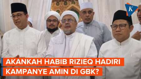 Timnas Amin Undang Habib Rizieq Hadir di Kampanye Akbar Anies di JIS