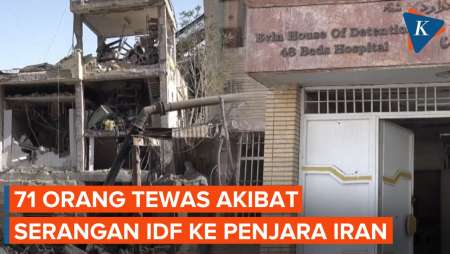 71 Orang Tewas dalam Serangan Israel ke Penjara Evin Iran