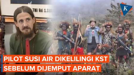 Detik-detik Pilot Susi Air Philip Mark Mehrtens Dilepaskan, Dikelilingi KST Sebelum Dijemput Aparat