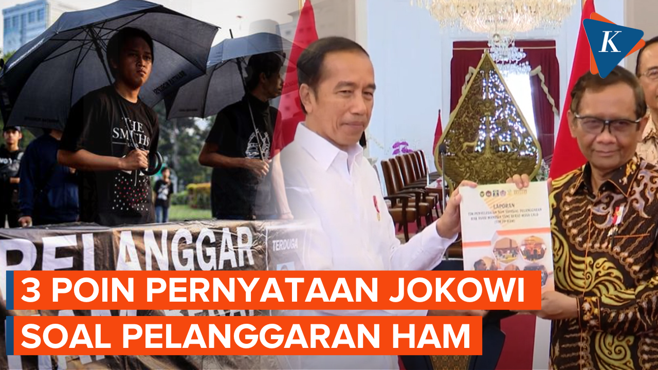 Poin-poin Penting Jokowi soal Pelanggaran HAM Berat di Indonesia
