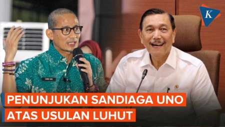 Jokowi Tunjuk Sandiaga Uno Jadi Menkomarves Ad Interim Gantikan Luhut