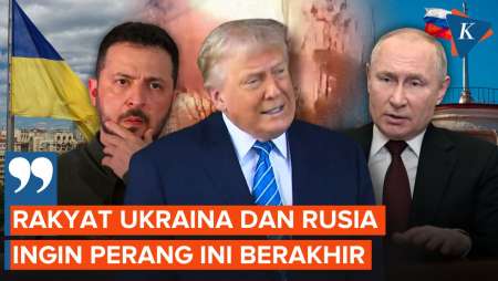 Trump: Rakyat Rusia Dan Ukraina Ingin Perang Segera Berakhir