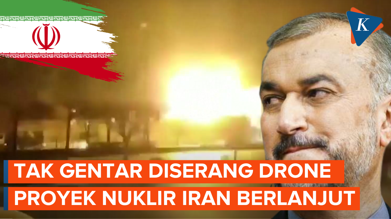 Iran Tak Bergeming, Teruskan Proyek Nuklir Meski Alami Serangan Drone 