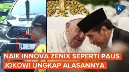 Terungkap! Ini Alasan Jokowi Pakai Innova Zenix saat Paus di Indonesia