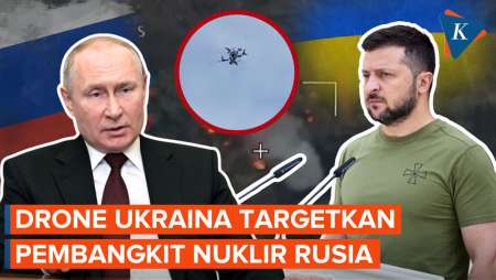 “Hujan Drone” Ukraina Sasar Pembangkit Listrik Tenaga Nuklir Rusia