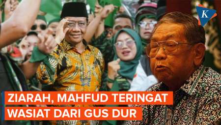 Ziarah ke Tebuireng Jombang, Mahfud Ungkap Pesan Gus Dur