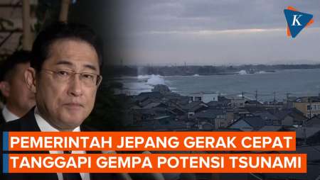 Gerak Cepat Pemerintah Jepang Tanggapi Gempa Berpotensi Tsunami