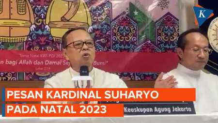 [Full] Pernyataan Kardinal Suharyo Usai Misa Natal Pontifikal di Gereja Katedral Jakarta