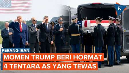Momen Trump-Menhan AS Beri Penghormatan kepada Tentara yang Tewas di Timur Tengah