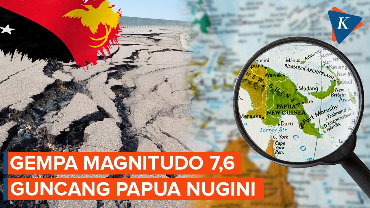 Papua Nugini Diguncang Gempa Magnitudo 7,6