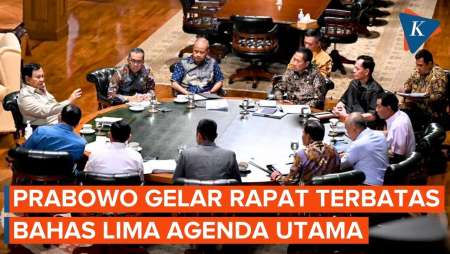 Prabowo Gelar Rapat Terbatas Di Hambalang, Bahas Apa?