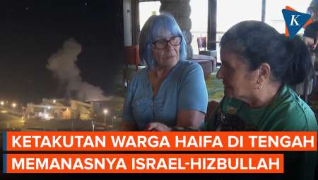 Israel-Hizbullah Saling Serang, Warga di Pengungsian Haifa Dilanda Ketakutan