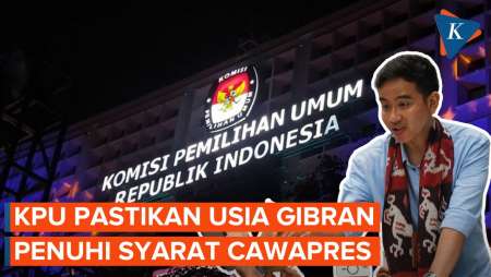 KPU Pastikan Usia Gibran Penuhi Syarat Cawapres