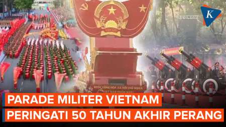 Momen Parade Militer di Ho Chi Minh, Rayakan 50 Tahun Berakhirnya Perang Vietnam