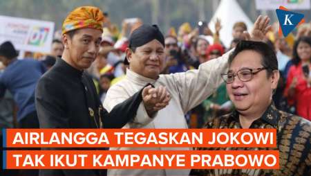 Airlangga Pastikan Jokowi Tak Hadiri Kampanye Akbar Prabowo-Gibran di GBK