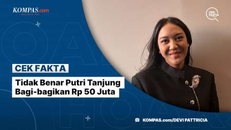 Tidak Benar Putri Tanjung Bagi-bagikan Rp 50 Juta