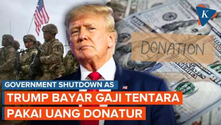 Trump Bayar Gaji Tentara AS Pakai Uang Sumbangan Gara-gara Government Shutdown