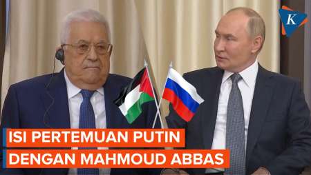 Vladimir Putin Bertemu Presiden Palestina Mahmoud Abbas, Ini yang Dibahas