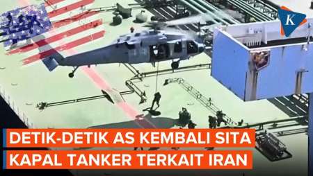 Detik-detik AS Kembali Sita Kapal Tanker Yang Terkait Dengan Iran