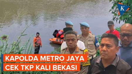 Momen Kapolda Metro Cek TKP 7 Jenazah Remaja di Kali Bekasi