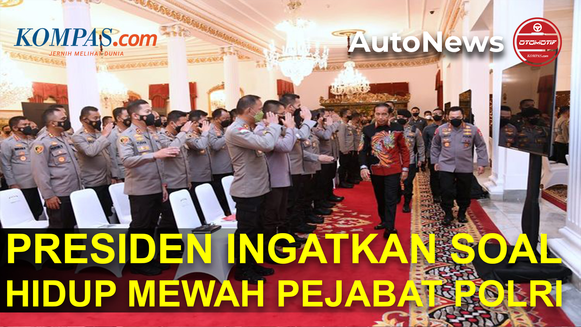 Jokowi Minta Pejabat Polri Tidak Gagah-gagahan Naik Mobil Mewah dan Moge