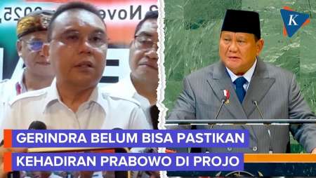 Prabowo Diundang Kongres Projo, Dasco: Belum Pasti Hadir