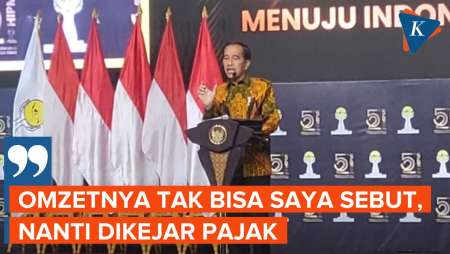 Kelakar Jokowi Sebut Pengusaha Takut Dikejar Pajak