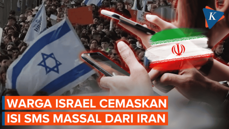 Ribuan Warga Israel Terima SMS Massal Dari Iran, Begini Isinya!