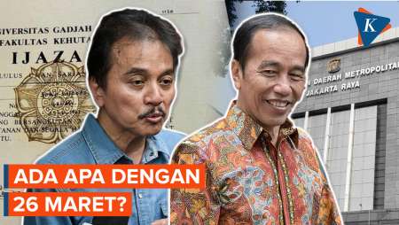 Roy Suryo Singgung Peristiwa 26 Maret dalam Dugaan Ijazah Palsu Jokowi, Apa Itu?