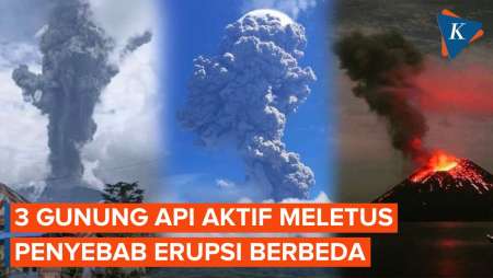 Apakah Erupsi Gunung Marapi, Anak Krakatau, dan Ili Lewotolok Berkaitan?