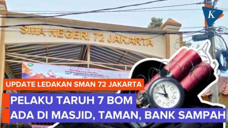 Pelaku Taruh 7 Bom Di SMAN 72 Jakarta, 4 Meledak