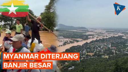 Banjir Besar Terjang Myanmar, Tewaskan 226 Warga