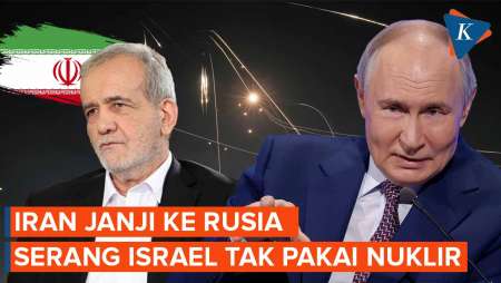 Terima Telepon Putin, Presiden Iran Janji Tak Pakai Nuklir Untuk Menghantam Israel