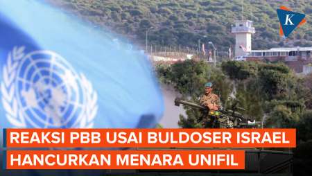 PBB Murka Israel Sengaja Hancurkan Menara Pengawas UNIFIL di Lebanon