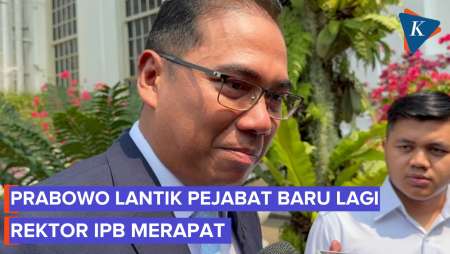 Calon Kepala Badan Gambut Dan Rektor IPB Tiba Di Istana Jelang Reshuffle