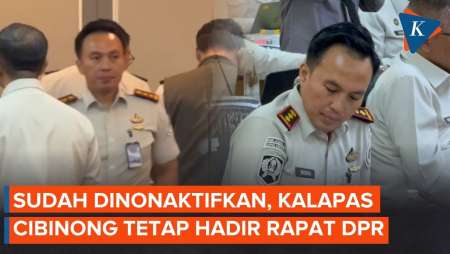 Penampakan Kalapas Cibinong Hadiri Rapat DPR Meski Sudah Dinonaktifkan