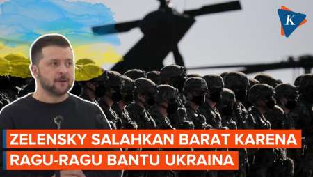 Perang Tak Kunjung Usai, Zelensky Salahkan Barat karena Ragu-ragu Bantu Ukraina